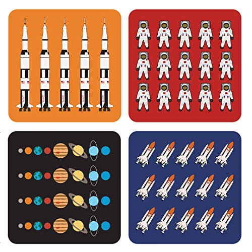 Posavasos espaciales (juego de 4) Cover