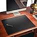 Dacasso Classic Leatherette Mat Desk pad, 24 x 19, Black (P1027)