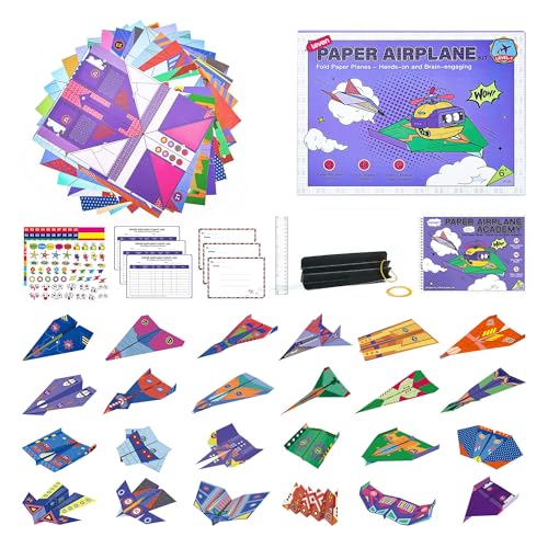 Kit avion en papier origami Leven pour occuper intelligemment les enfants à la maison