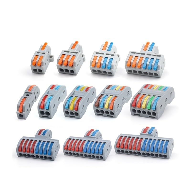 Connecteur de fil rapide SPL pour câblage de plafonnier et boîte de dérivation 5PCS