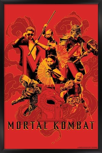 Trends International Mortal Kombat 2 (2026) - Group Wall Poster, 22.4L x 14.7W, Black Framed Version