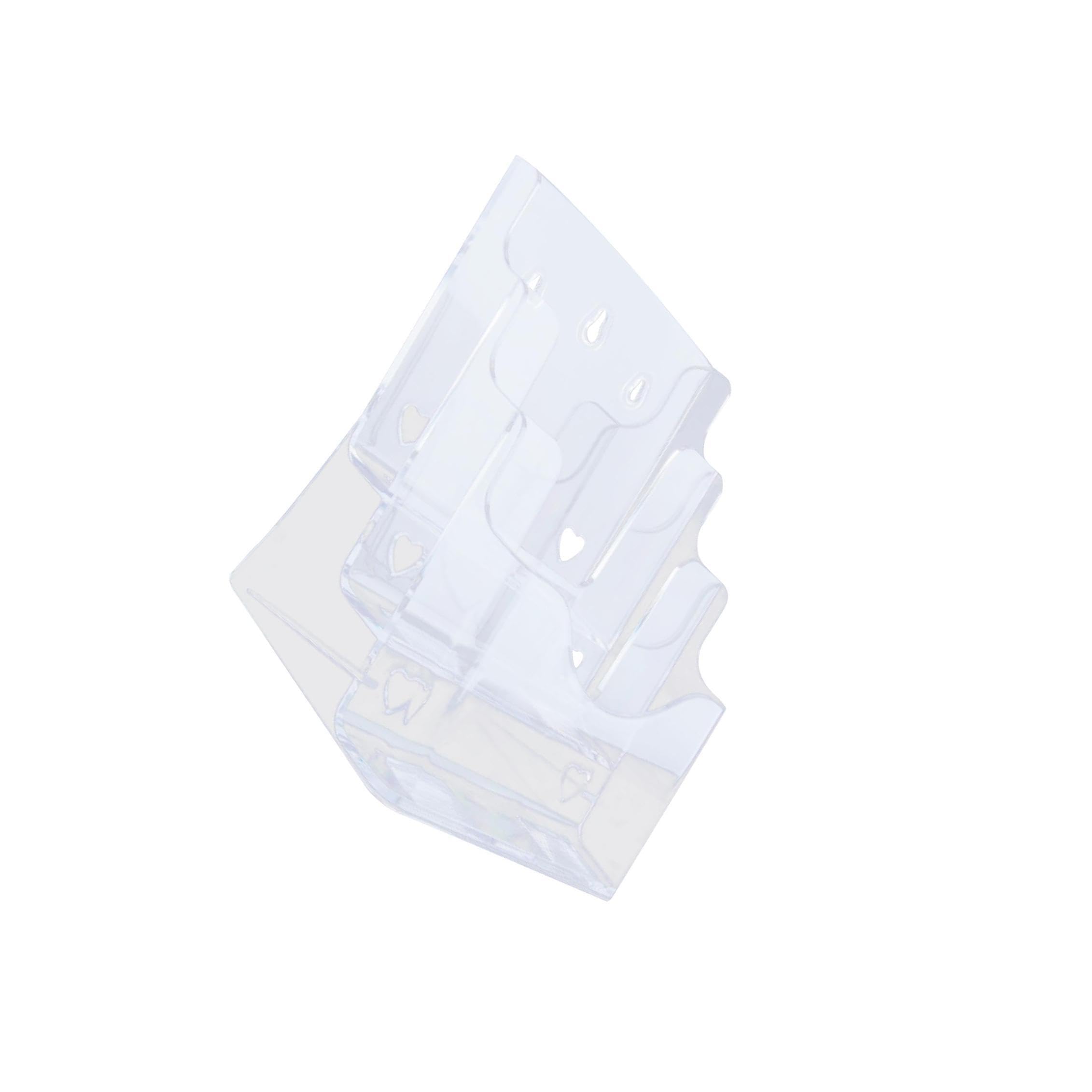 Porte-brochures acrylique mural transparent A4 pour dossier