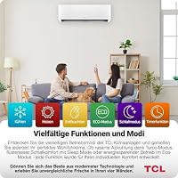 TCL BreezeIn Split Klimaanlage 18000 BTU (5,2 kW) - Quick Connect Set (5m) - R32 Vorbefüllt - Heizen & Kühlen - App & Alexa Steuerung – Ansicht 3