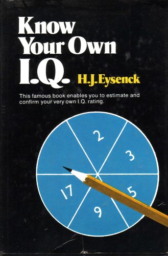 Know Your Own I.Q. B000J36YBW Book Cover