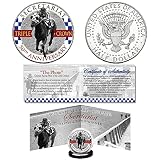 Secretariat Belmont Stretch Triple Crown 50th Anniversary 1973-2023 Official Genuine JFK Kennedy Half Dollar U.S. Coin with The Famous Photo Panoramic Display Certificate