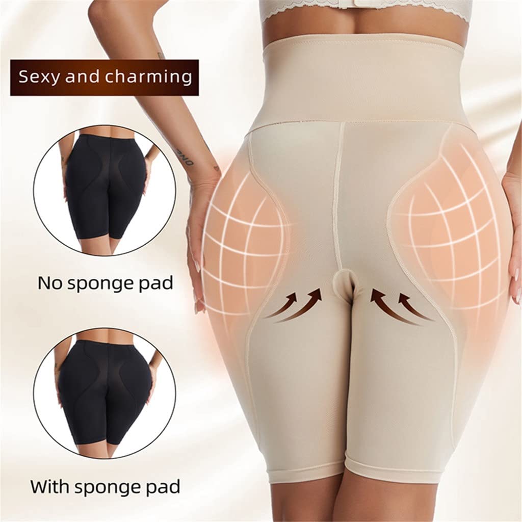 MMRTDJDR Hip Enhancer Gąbkowe wkładki biodrowe Body Wyściełane majtki z klamrą Udo Szczuplejsze Seksowne Big Ass Butt Lifter Bielizna modelująca Pasy