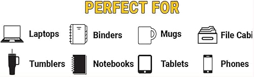 Miniatura 2 de 3 calcomanías de motivación con texto en inglés "You Got This" ("You Got This") - Calcomanía de vinilo motivacional para laptop, botella de agua,