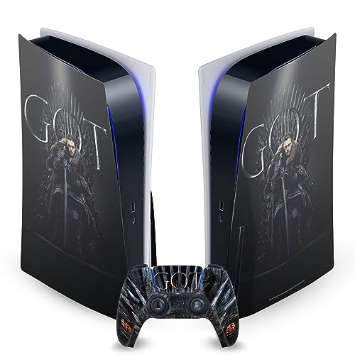 Skin vinyle PS5 Game of Thrones Jon Snow licence officielle motif haute définition