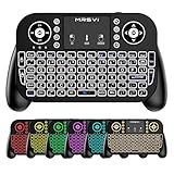 Mini Bluetooth Keyboard： Seamlessly switch between Bluetooth 5.0 (for faster, more stable connections) and 2.4GHz RF (plug-and-play USB receiver) Bluetooth mode: Press FN+F3 to pair with compatible devices 2.4GHz mode: Automatic connection when USB d...