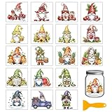 GLOBLELAND 18 Hojas Pegatinas de Fábulas de Enanos de Frutas Dibujables Fresas 9.9x9.1 cm Adhesivos de Transferencia de Agua Enano Colorido Camión UV DTF Taza Adhesivo de Transferencia Para Muebles