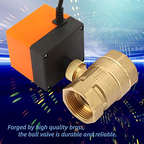 Válvula de bola motorizada DN32 de 12V y 6W para control de agua eficiente 3