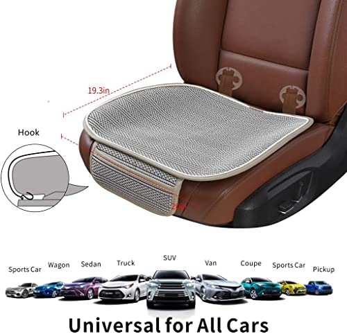 Yberlin Car Seat Pad Cover,Breathable Comfort Front Drivers Or Passenger Seat Cushion, Universal Auto Interior Bottom Protector Mat Fit Most Car, Truck, Suv, Or Van #TOP3