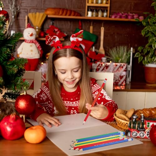 Lápices Navideños Whaline 60 pzas con Borradores miniatura 5