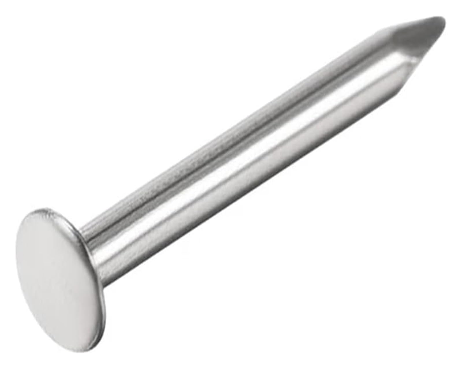 Małe mosiężne gwoździe, 500 szt. 1,4 x 13 mm, stalowe, małe, okrągłe, okrągłe gwoździe do skrzynek na biżuterię