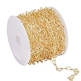 El paquete incluye: recibirás 1 rollo de cadenas de eslabones de corazón (5 m). Tamaño aproximado: 4,5 mm de ancho, 6,5 mm de largo, 0,3 mm de grosor