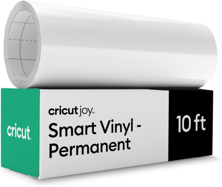Cricut Self-Adhesive Vinyl Film Plotter (Joy Smart Vinyl) - Plotter Film Vinyl Permanent Roll, Self-Adhesive Film (14 cm x 1.2 m, Orange)