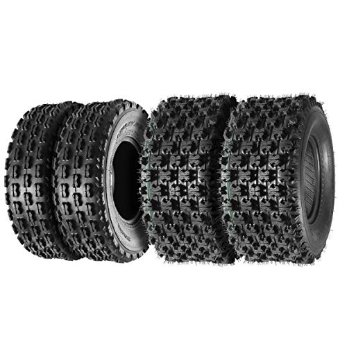 Set of 4 Sport ATV Tires 22x7-10 22x7x10 Front & 22x10-10 22x10x10 Rear 4PR Load Range B