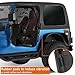 Hooke Road Wrangler TJ Tube Half Doors Offroad Tubular Trail Doors Guards for 1997-2006 Jeep Wrangler TJ Sahara Sport