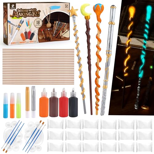 ColoPlay 53 PCS Wizard Magic Wand Making Kit DIY Crafts for Kids Adult