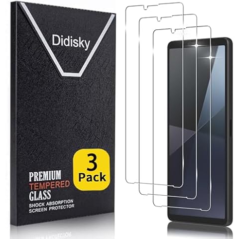 Didisky Tempered Glass Protector for Sony Xperia 10 VI Cover