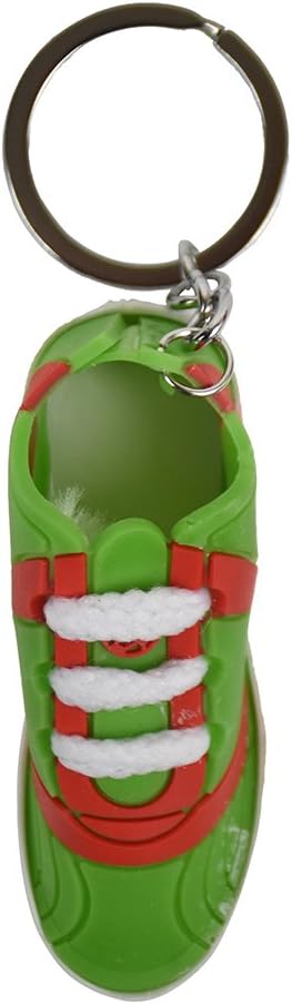 SandT Collection Mini Sneaker with Cleats Plastic Sports Keychain