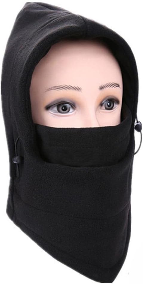 Balaclava Ski Face Mask Windproof Men Women Warm Hood Winter Masks Thermal Fleece Fabric with Breathable Vents for Cold Cycling Skiing Motorcycle Face Hats (A) : Movies & TV