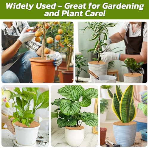 Legigo 20pcs Coconut Fiber Mulch Ring Tree Plant Protector Mat, 11.8 Inch Natural Coco Coir Tree Protection Ring Plant Pot Soil Cover, Tree Rings Disc Plant Cover for Indoor Outdoor Plants,Landscaping