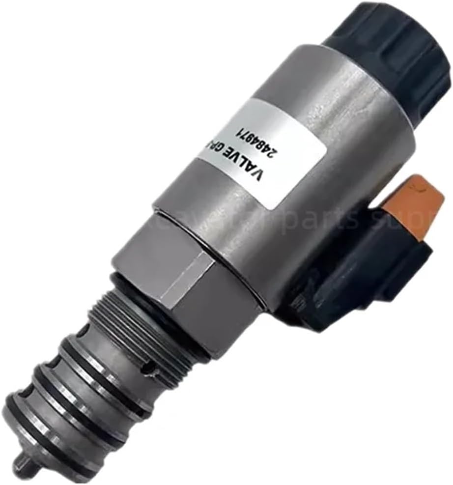 2469597 2541538 2484971 R902566593 For A10VO63 Hydraulic Pump Solenoid Valve Safety Valve Excavator Parts(Dark Grey)