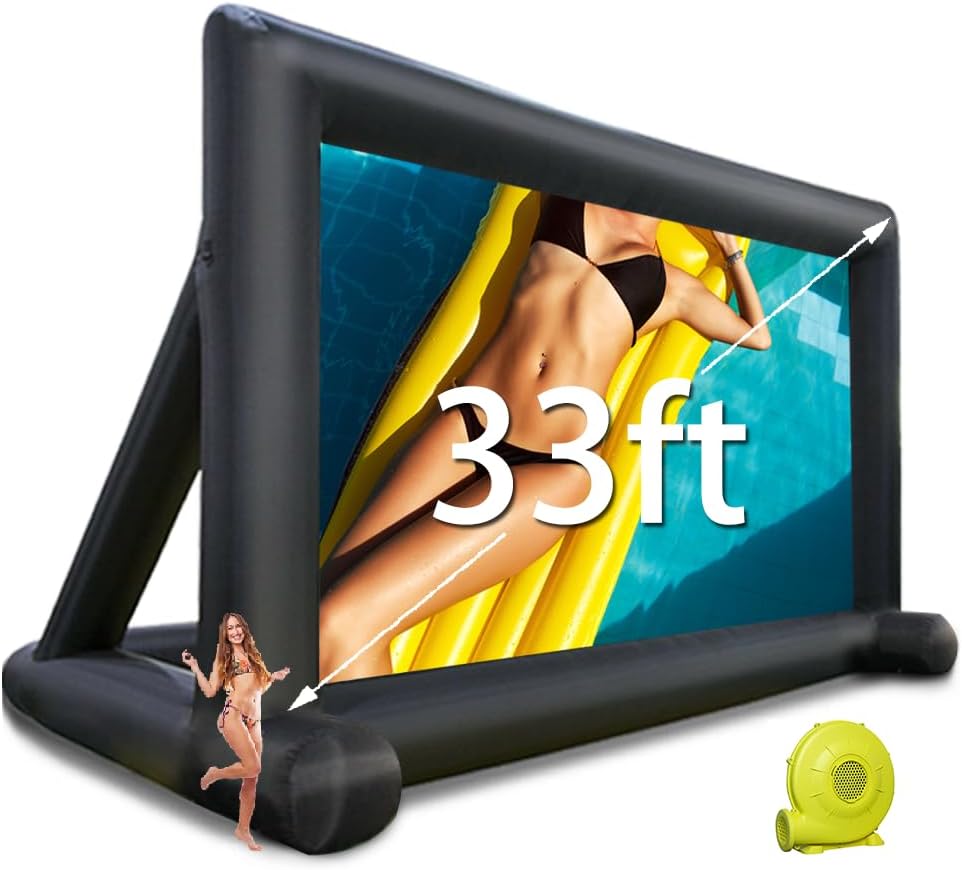 Massive Inflatable Outdoor Projector Screen