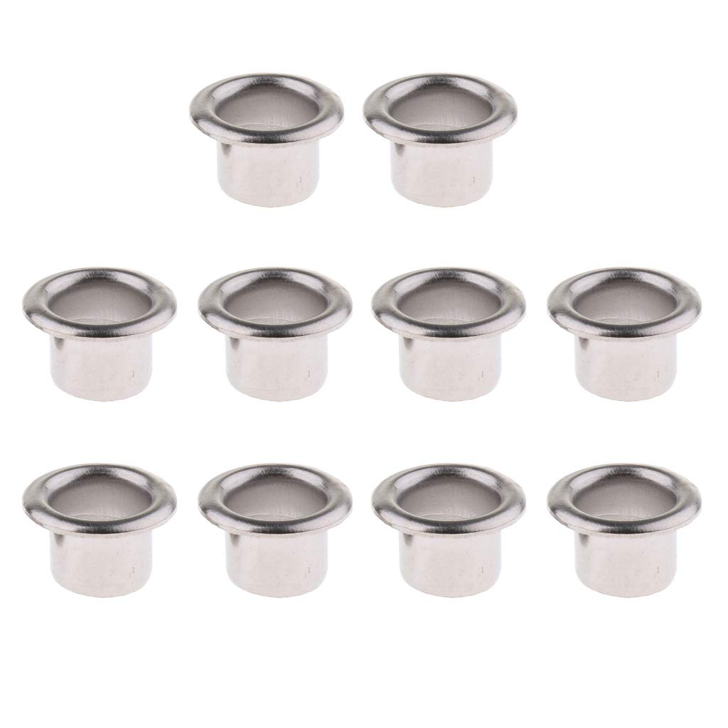 Pack/10pcs Metal Drum Air Vents For Bass Snare Tom Drum Badges Accessory