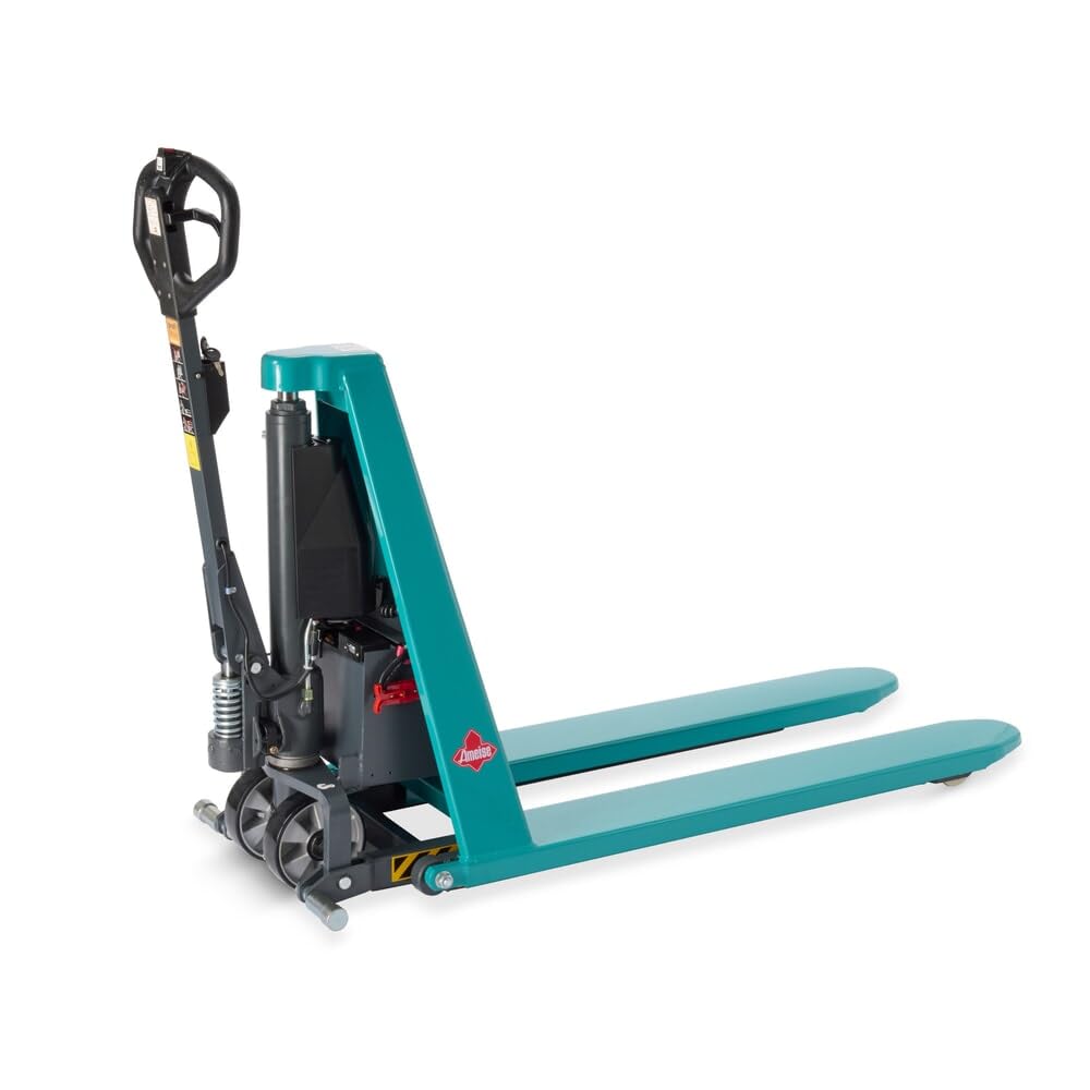 Ameise Scherenhubwagen PTM elektrohydraulisch | 1.000 kg Tragkraft | 85-800 mm Hubbereich | 1.170 mm Gabellänge | Lenkrad aus robustem Polyurethan | Nylon Einfach-Gabelrollen | Hubtisch