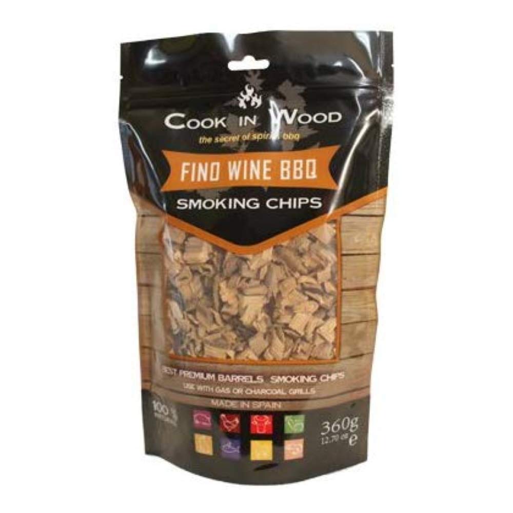 Cook in Wood Fino Wine BBQ Smoking Chips- 360g