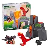 BRIO (ブリオ) 恐竜王国の火山 36092 対象年齢3歳~ 【おもちゃ 玩具 木製おもちゃ 情景パーツ プレゼント（誕生日/クリスマス）】