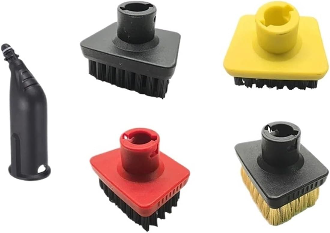 Compatible For Karcher SC1 SC2 SC3 SC4 SC5 SC7 CTK10 Handheld Steam Cleaner Cleaning Brushes Spare Parts Accessories(Set 3)
