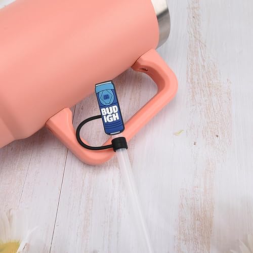 Miniatura 9 de 10 piezas de paja para beber comida de verano, tapa de pajitas de silicona para refrescos, tapa a prueba de polvo, casual, puntas de pajita, tapas