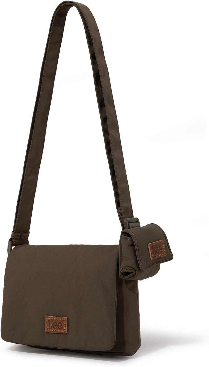 Montana West x Lee Small Crossbody Bags for Women Lightweight Mini Shoulder Bag with Earphone Pouch