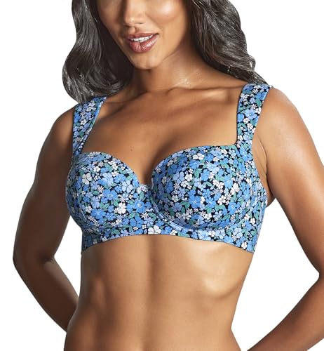 Panache Bette Balcony Underwire Bikini Top (SW1842),30F,Posy Print - Posy Print,30F