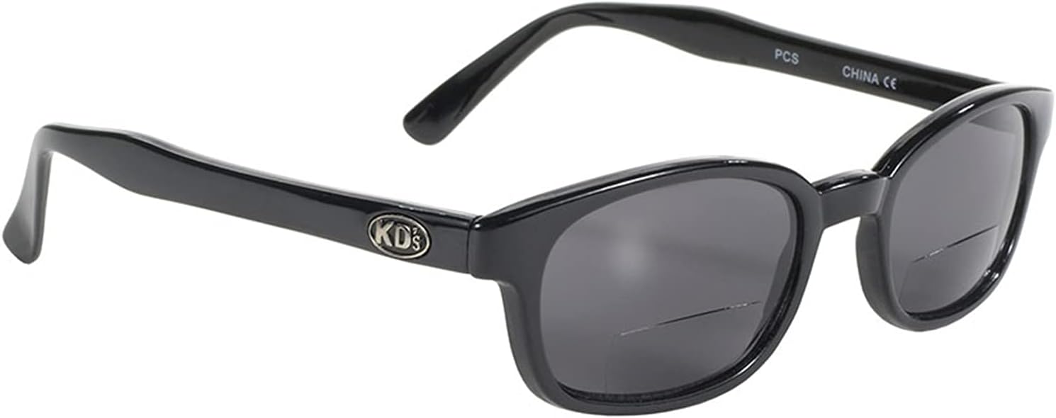 X-Kd Readerz Smoke Lens 2.50 Rectangular Sunglasses, Black, 55mm, 60mm, (18250)