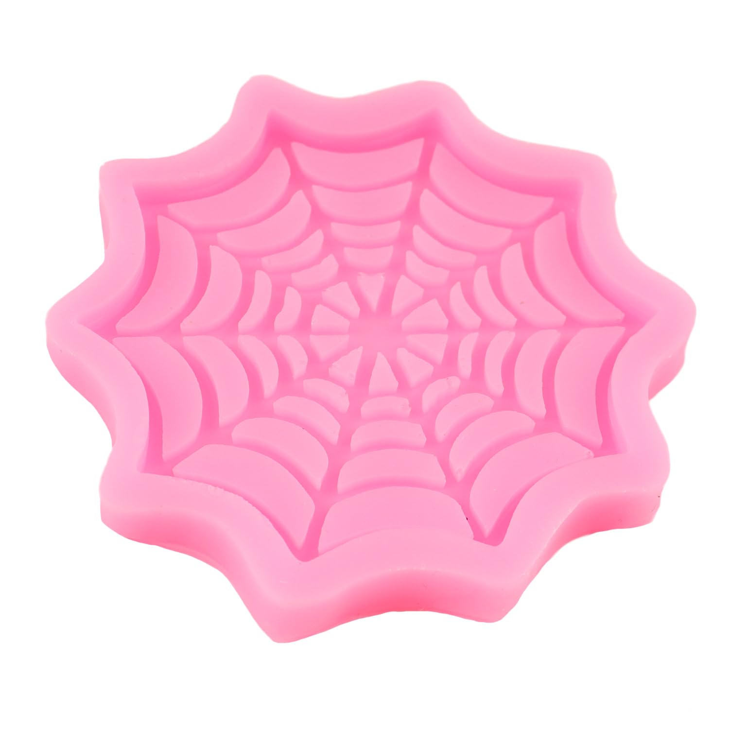 Spider & Spider Web Silicone Fondant Mold Set – 4-Piece Cake Decoration Molds For Chocolate, Clay, Candy - View #4