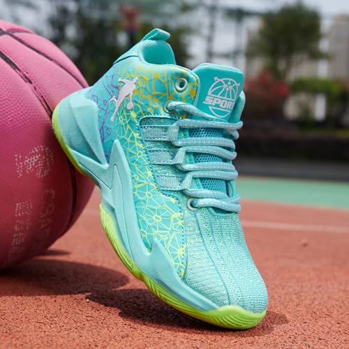 New Anti Slip wear-Resistant Fashionable Children's Sports Basketball Shoes3