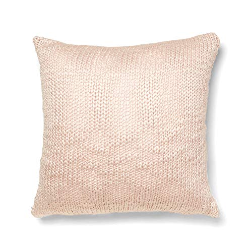 Amity Home Devani Pink Knitted Throw and Pillow (20x20 Pillow)