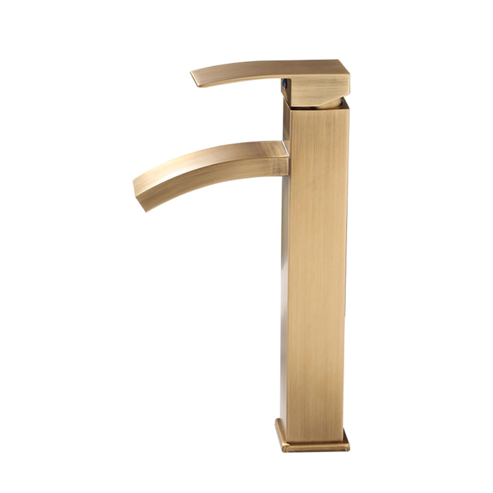FQWNCIEG Bathroom Antique Basin Tap Hot and Cold Tall Basin Waterfall Tap Single Handle Vintage Tap