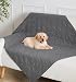 The Fellie wasserdichte Hundedecke, rutschfeste & Waschbare Hundematte, Haustierdecke für Hunde & Katzen, Sofa Schutzdecke gegen Tierhaare & Kratzer, Ideal für Couch, Bett, Autositz (Grau,97×190cm)