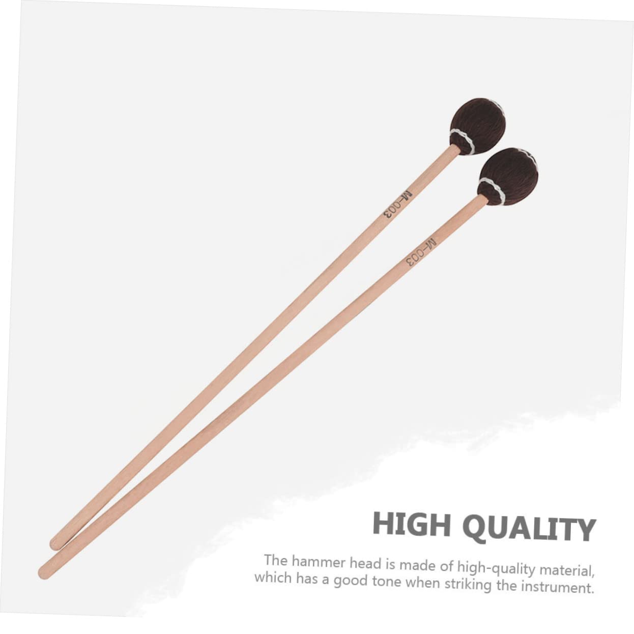 ibasenice 4piezas Baquetas De Marimba Arce Accesorios De Percusión Para Instrumentos Para Práctica De Marimba