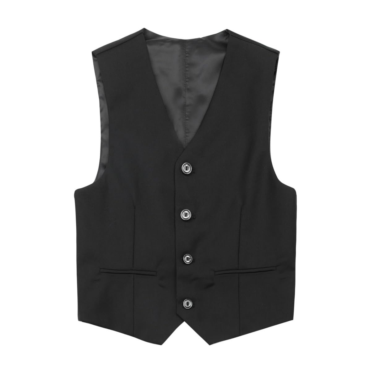 Jungen Kostüm 3-teilig Klassisch Slim Fit Hochzeitsanzug Tuxedo Jacke Hose Weste