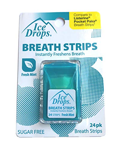Ice Drops Breath Strips with Blast of Icy Mint (Sugar Free) image 2