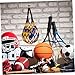 Hemoton 4sets Mesh Bags Zipper Basketball Net Bag Outdoor Basketball Net Sports Ball Storage Ball