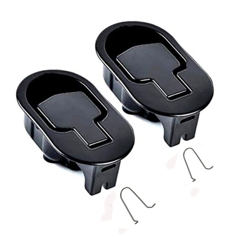 Yoogu 2pcs Metal Recliner Handles Replacement Parts for Chair Sofa Couch Release 6mm Black