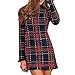 Vestido de Fiesta Sexy Corto Mini para Mujer Manga Larga Otoño Invierno,PAOLIAN...