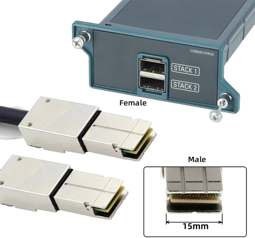 Amazon.co.jp: cablecc FlexStack スタッキング 20Gbps 40Gbps